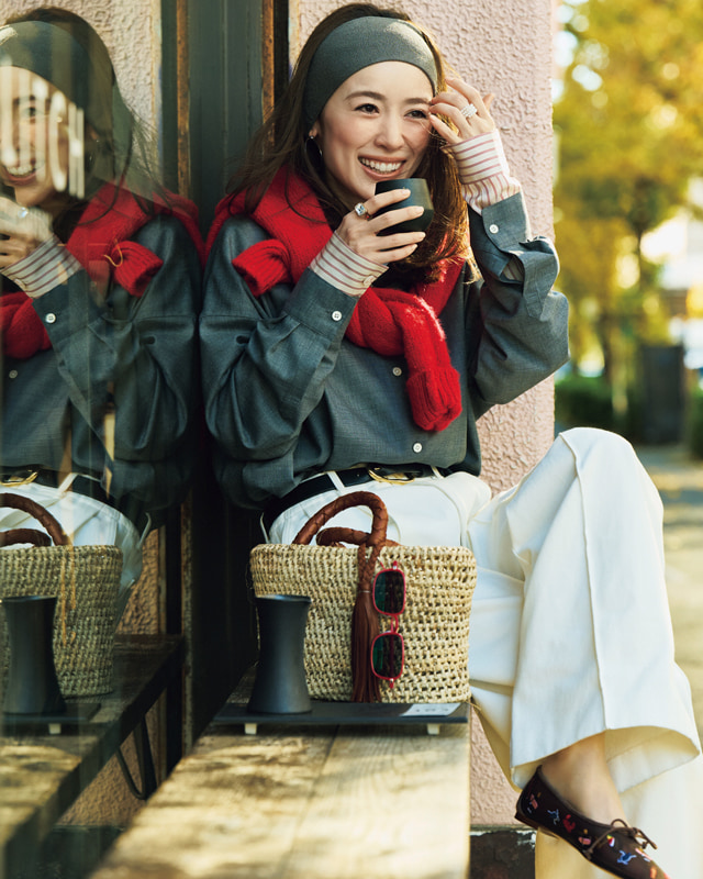 神保町×春色コーデ