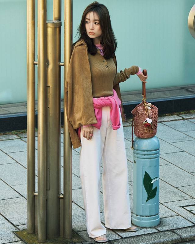 神保町×春色コーデ