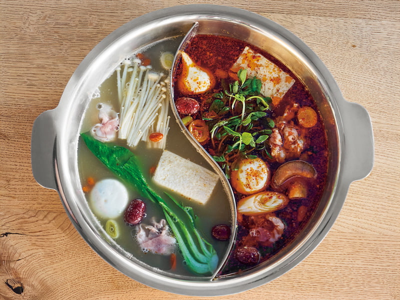 「火鍋にしだ」の火鍋セット4人前