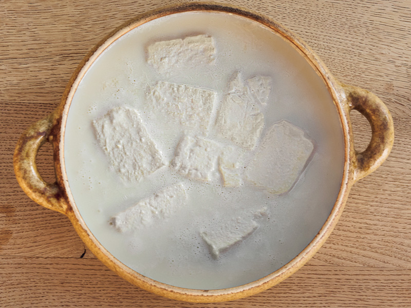 「佐嘉平川屋」の温泉湯豆腐3丁入り