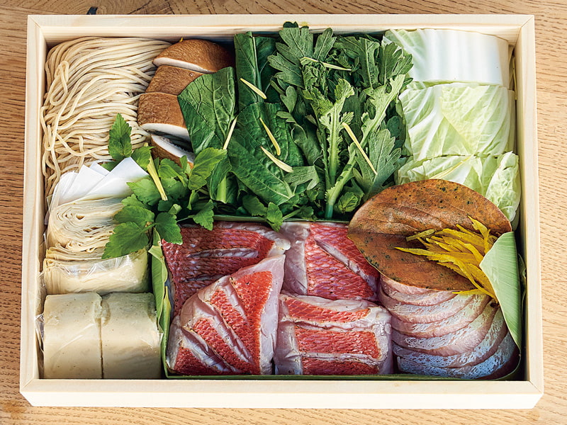 「ototojet」の早春賦（金目鯛と鰤しゃぶの鍋）