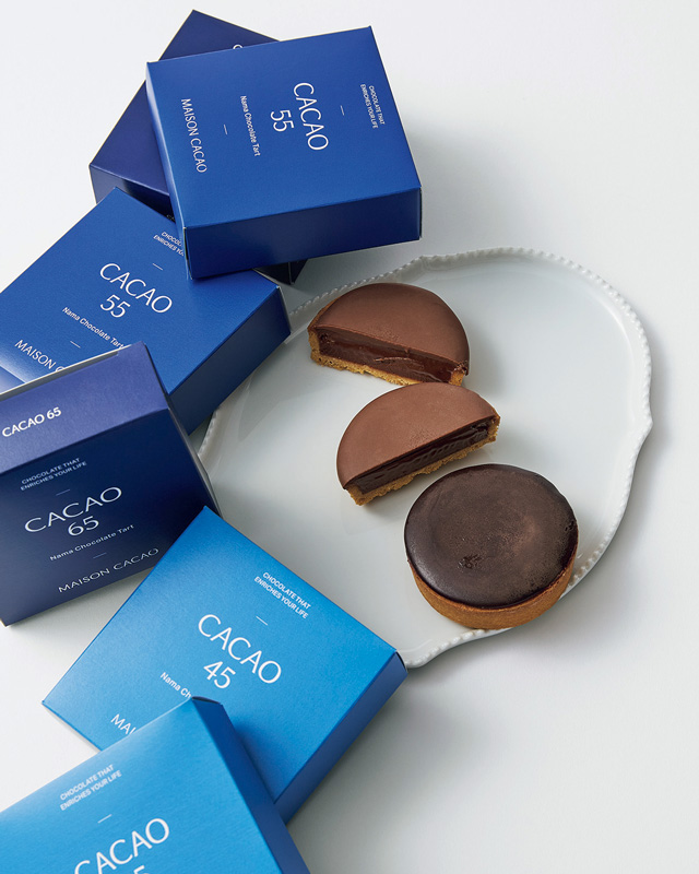 「MAISON CACAO」のリッチ生チョコタルト