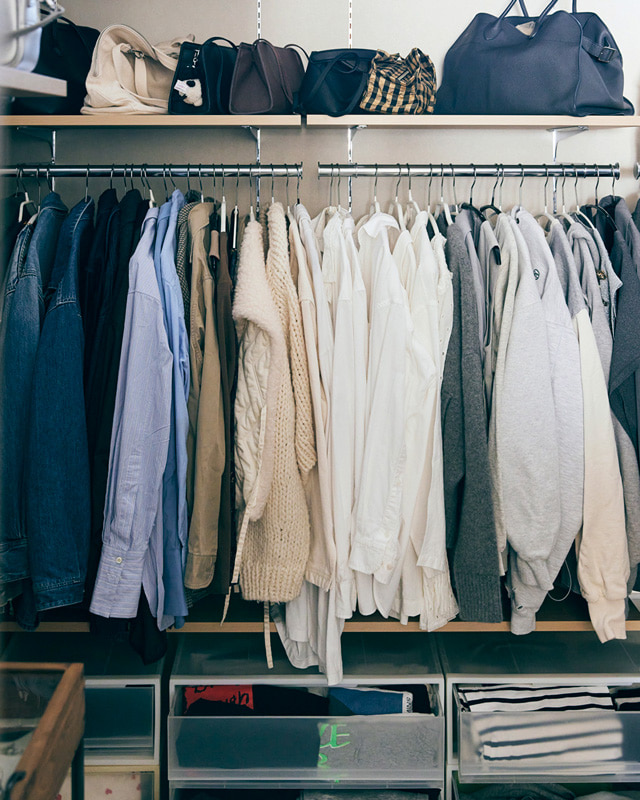 石岡さん クローゼット