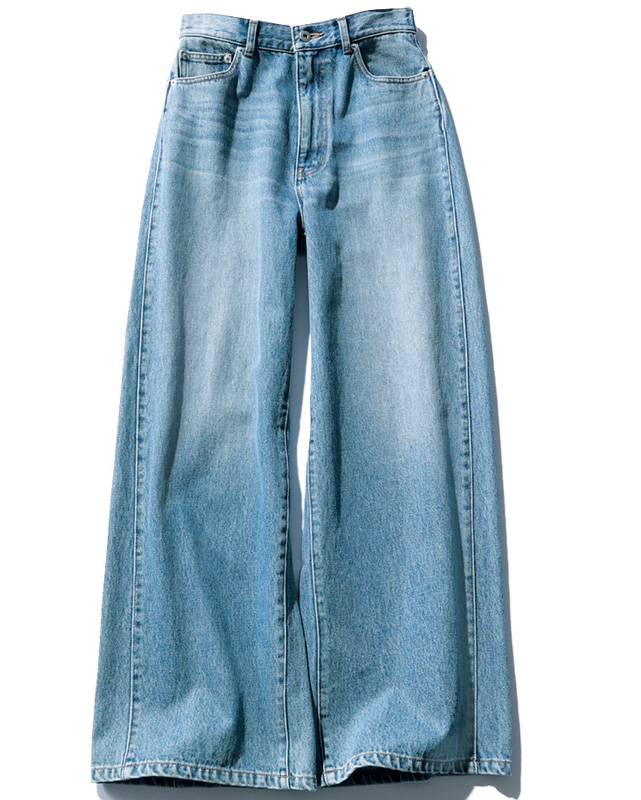 【MIESROHE】サイドラインエフェクトデニム