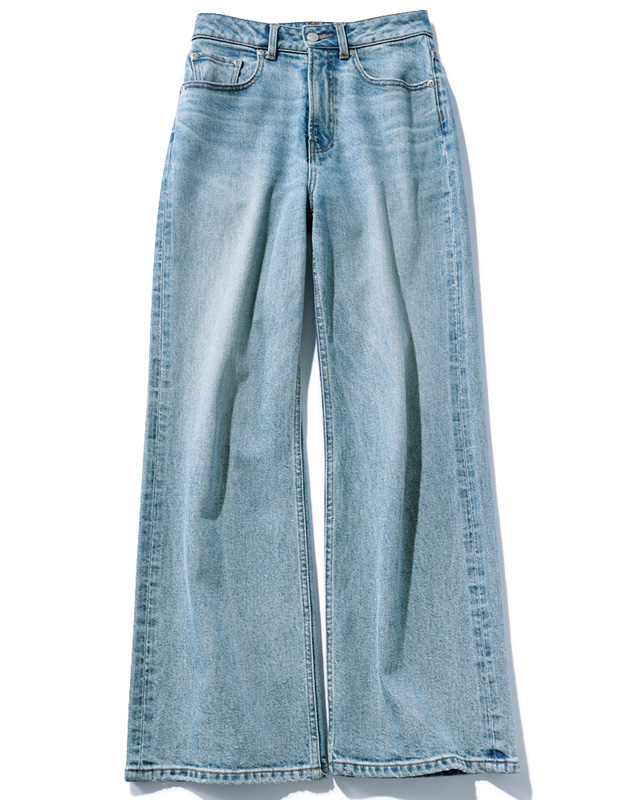 【ánuans】ワイドレッグデニム