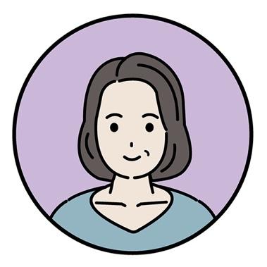 お母様のイラスト
