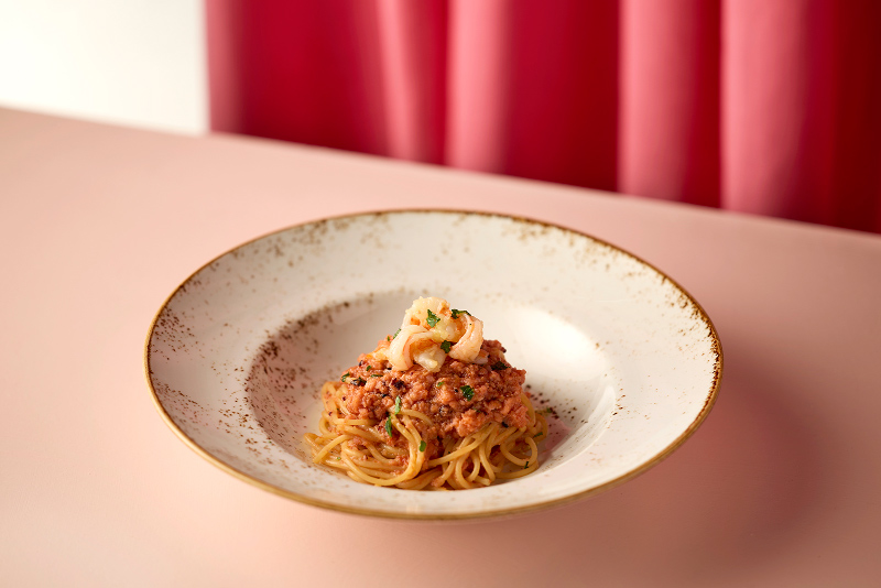 鮮魚のラグーパスタ