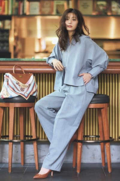 【3/9のコーデ】体型カバーも叶えるゆったりセットアップで春支度を♡