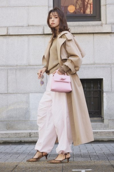 【3/10のコーデ】淡ピンクパンツでデイリーコーデを彩って