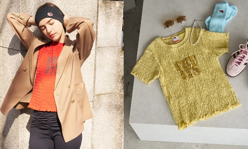 別注 シャーリングロゴTシャツ