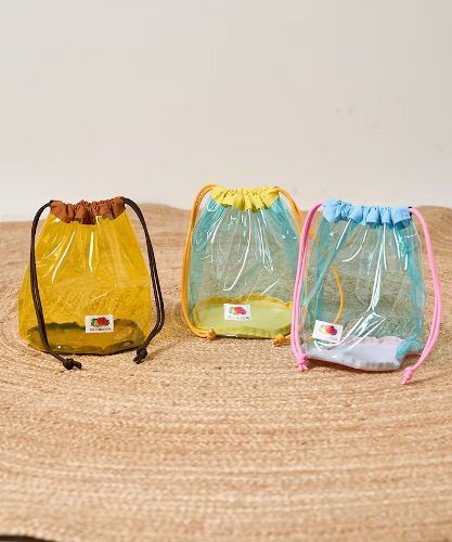 別注 クリア巾着バッグ