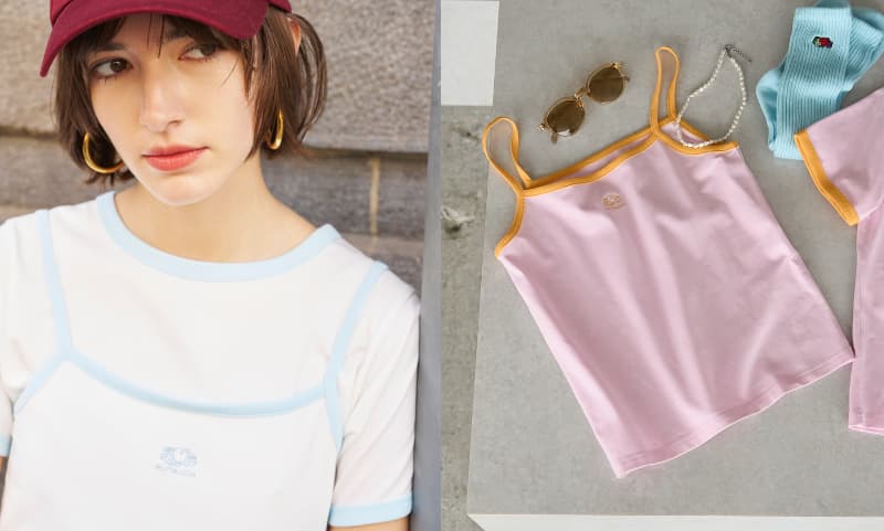 別注 配色リンガー天竺キャミソール
別注 配色リンガー天竺Tシャツ