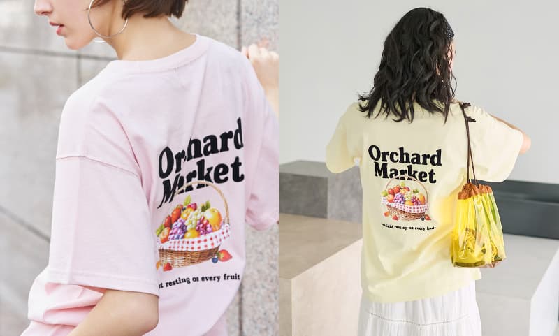 別注 バスケットプリントビッグシルエットTシャツ