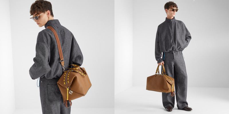 「フェンディ ルイ ダッフル」バッグ 着用画像