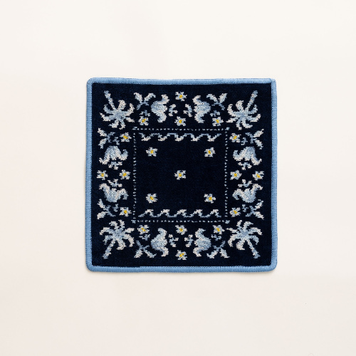 ハンカチブルー