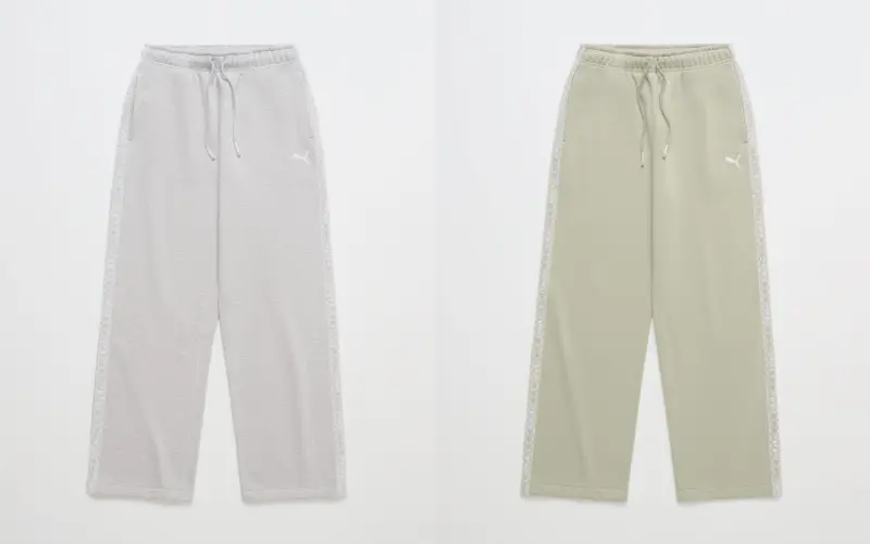 Lace Logo Straight Sweatpant