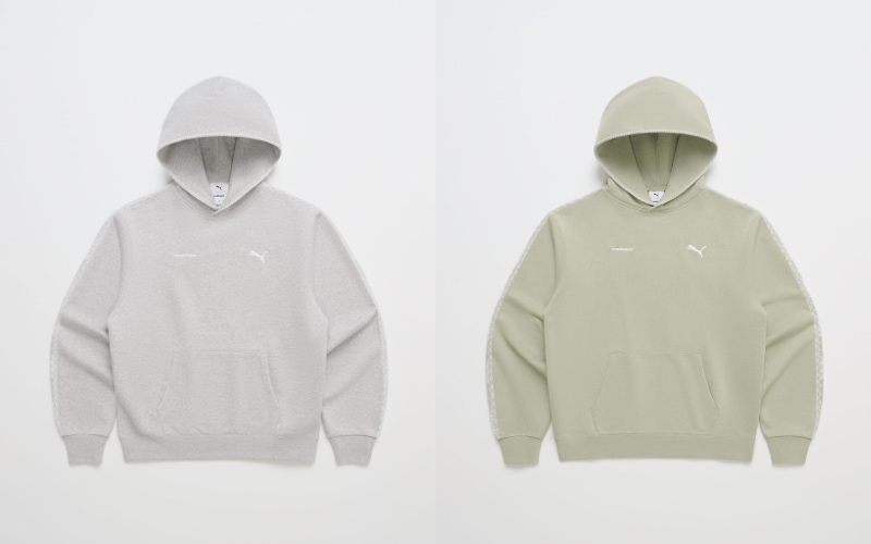 Lace Logo Fleece Hoodie