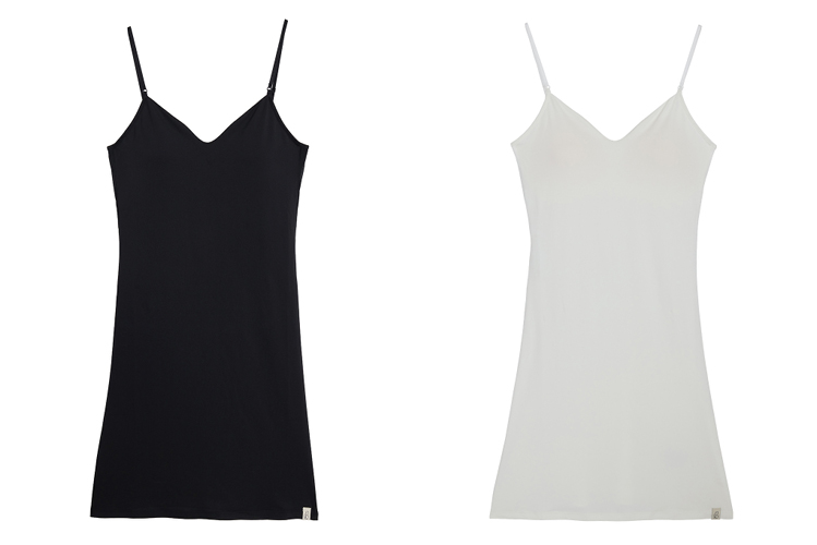 キャミワンピ黒、白