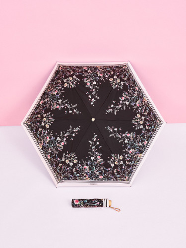 セルフォード　花柄　ブラック