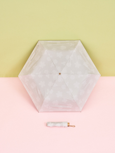 コスメキッチン　花柄　ベージュ