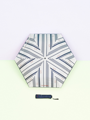 リリーブラウン　ストライプ柄