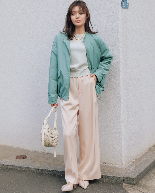 多機能アウターコーデ