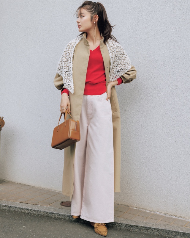 マルウェイアウターのコーデ