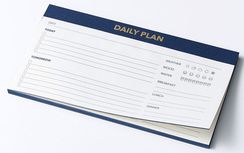 フライング タイガー コペンハーゲンの「卓上DAILY プランナー」