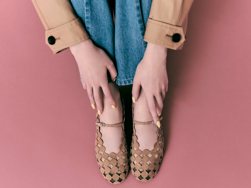 春シューズコーデ