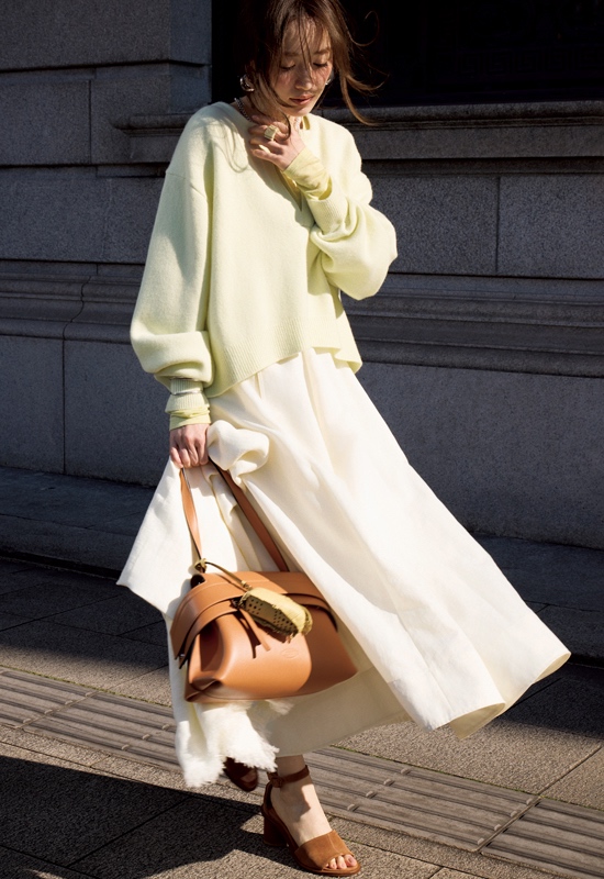 パステルカラーコーデ