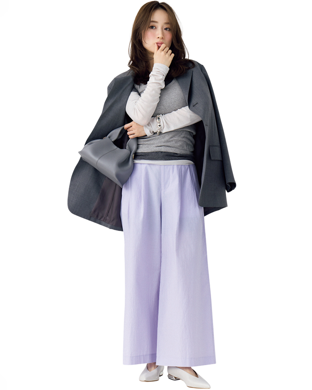 ライラックコーデ