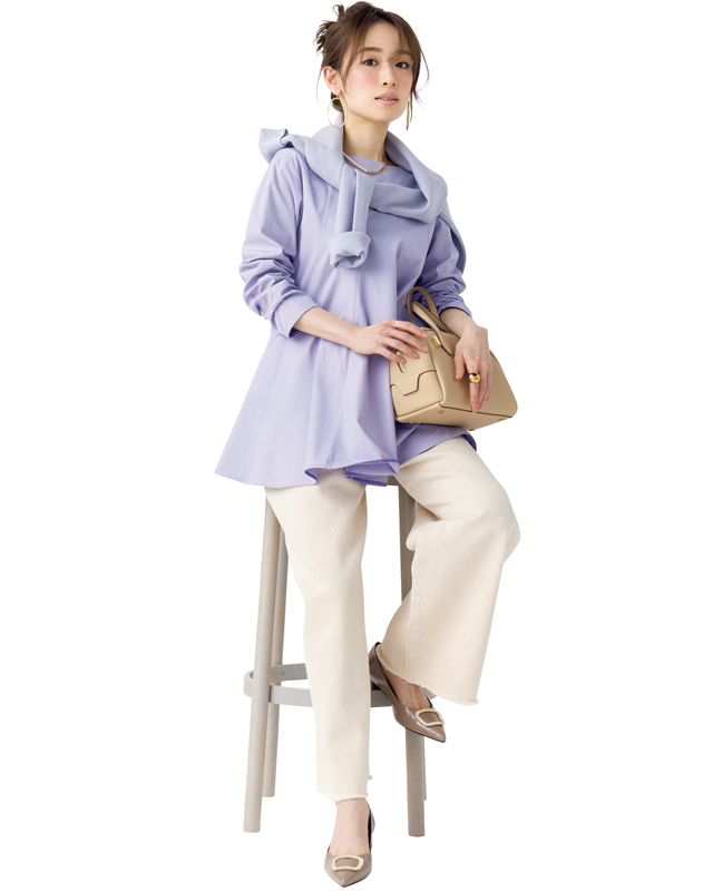 ライラックコーデ