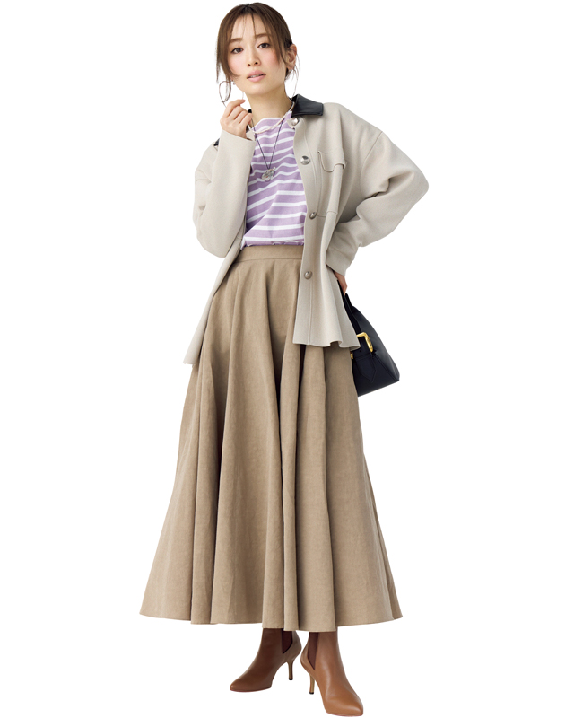 ライラックコーデ