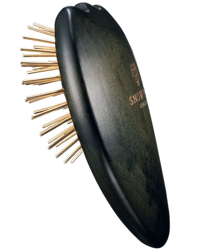 SNOW FOX SKINCARE プレミアム FOX カッサ ゴースト ヘアブラシ ブラック ￥13,200