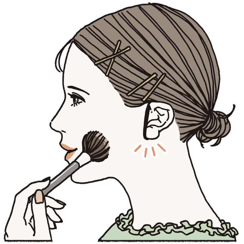 耳ゴム　イラスト