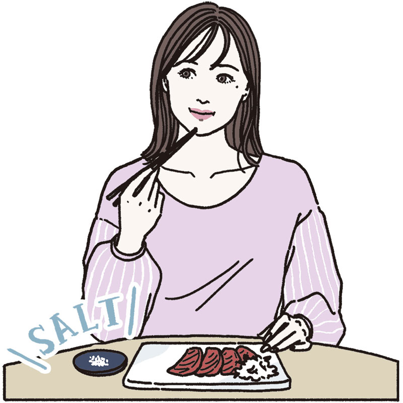 塩分カットイラスト