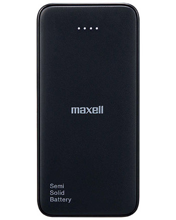 マクセル 半固体電池採用モバイル充電バッテリー MPC-CSSB10000 ￥4,980（編集部調べ）