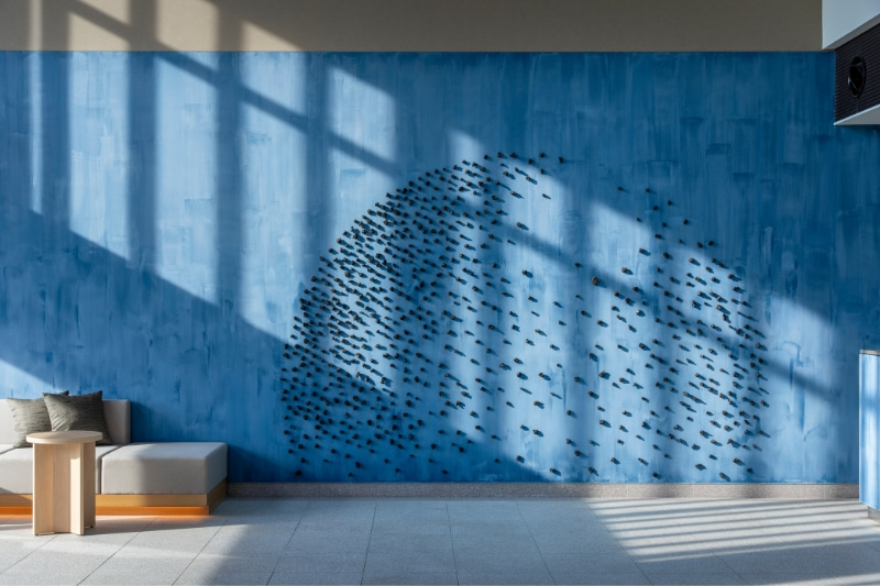 フロントにあるモチーフの写真