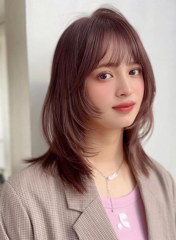 ハッシュレイヤーのヘアスタイル