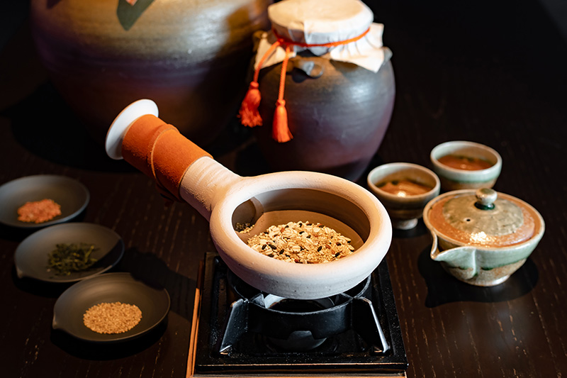 熟成本山茶体験