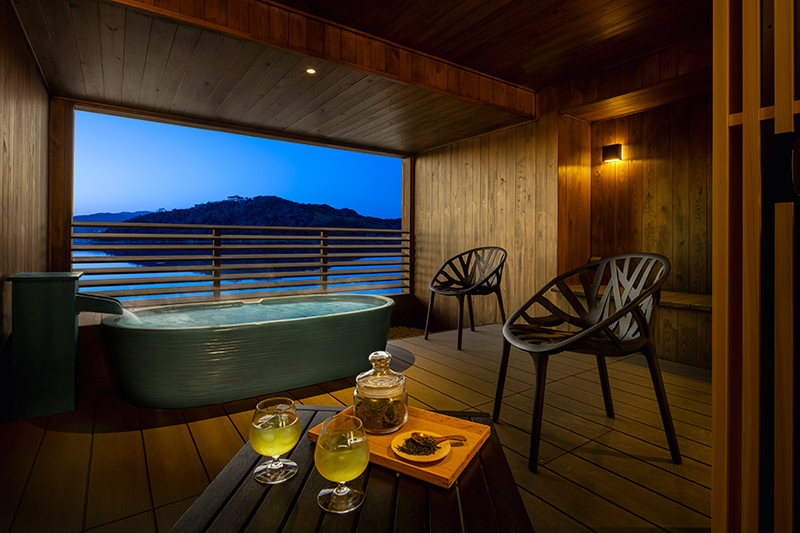 客室露天風呂
