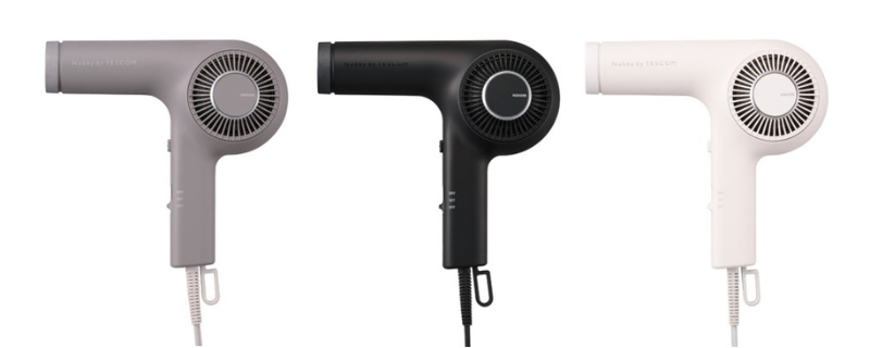 3色のドライヤーの写真