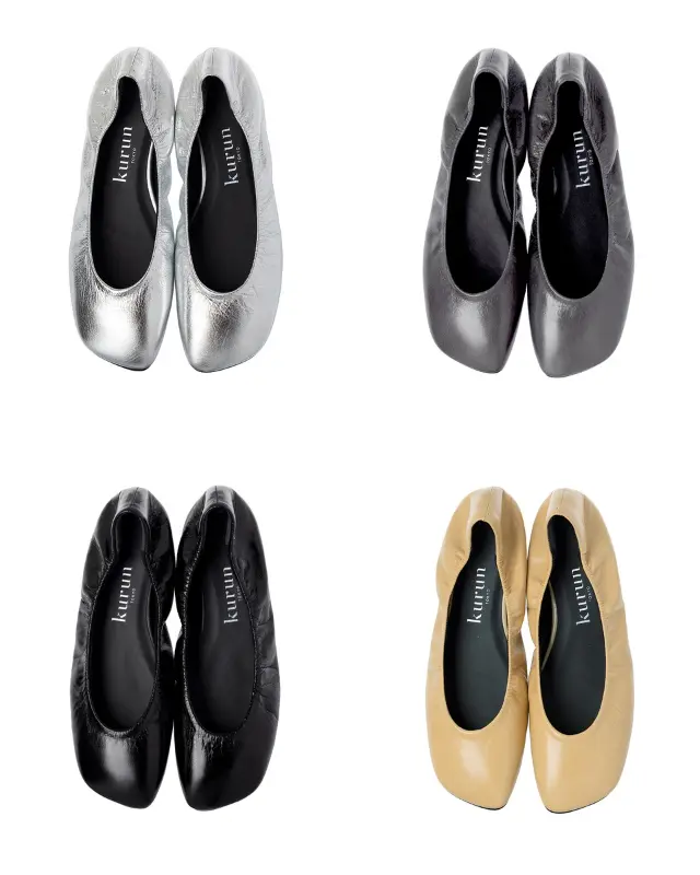 4色のシューズを並べた画像