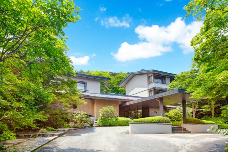 旅館の入り口の写真