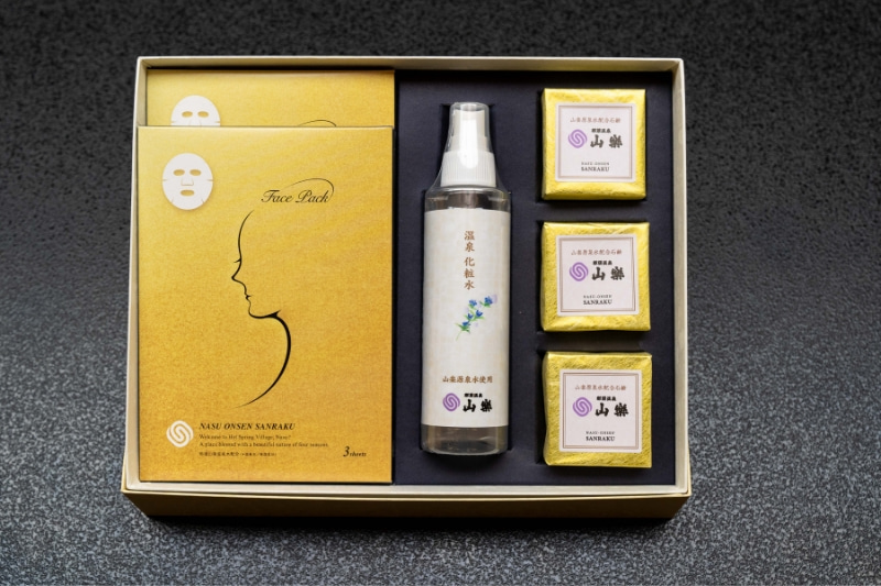 オリジナルパック・化粧水・石けんの写真