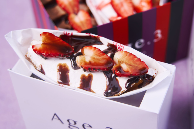 チョコクリームいちごサンド