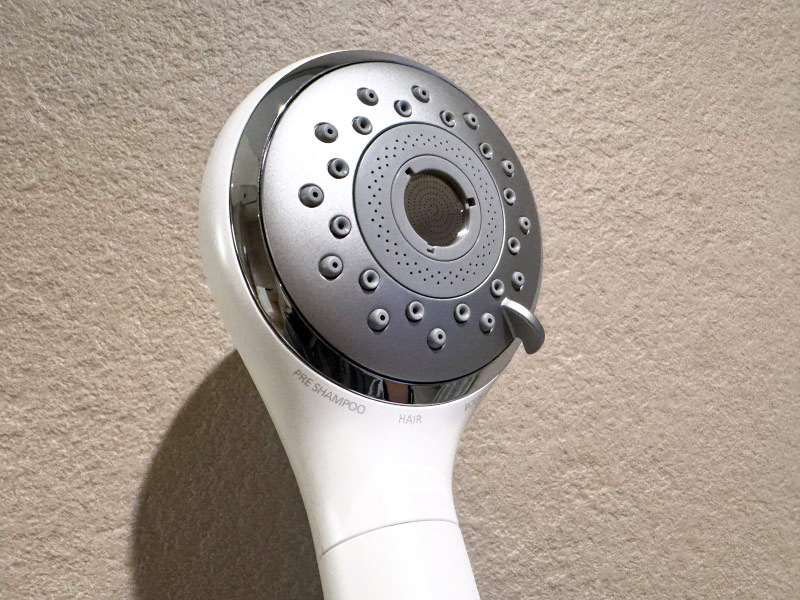 パナソニックのシャワーヘッド寄り写真