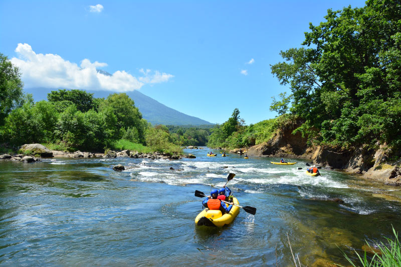 ニセコでのカヤック