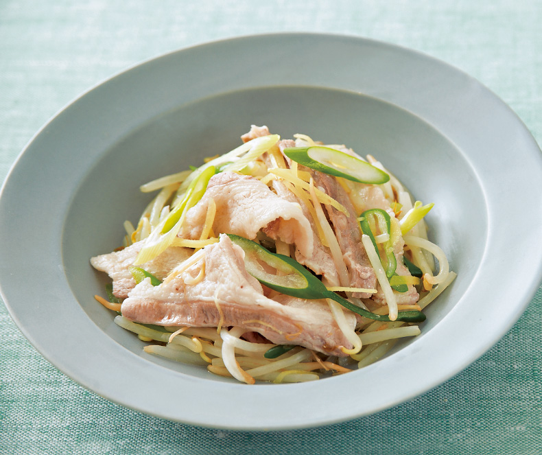 レンジで簡単豚しゃぶ