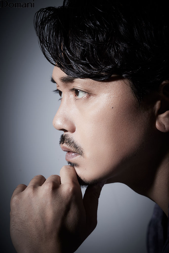 青柳翔さんの横顔
